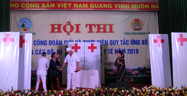 Một tiết mục thi tài năng gây xúc động tại hội thi