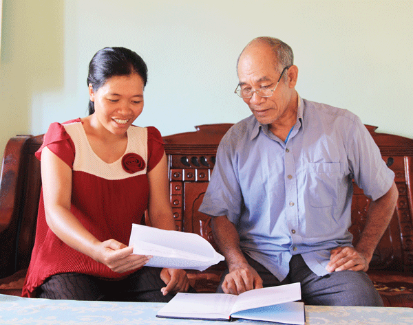 Nữ trưởng thôn trẻ tuổi của thôn Ka Rái 2