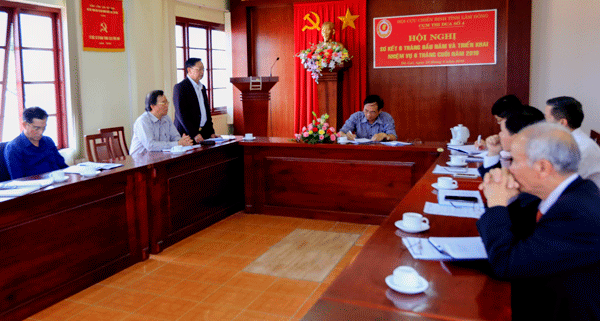 Sơ kết 6 tháng công tác thi đua Hội Cựu chiến binh Cụm thi đua số 4