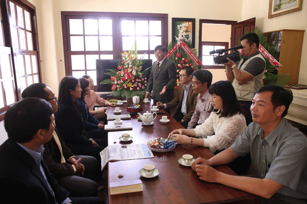 Lãnh đạo TP Đà Lạt thăm, chúc mừng các cơ quan báo chí