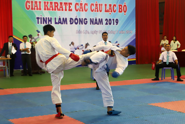 Lâm Hà dẫn đầu toàn đoàn Giải Karatedo các CLB tỉnh Lâm Đồng năm 2019