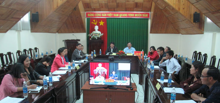 Trực tuyến toàn quốc về công tác Tư pháp
