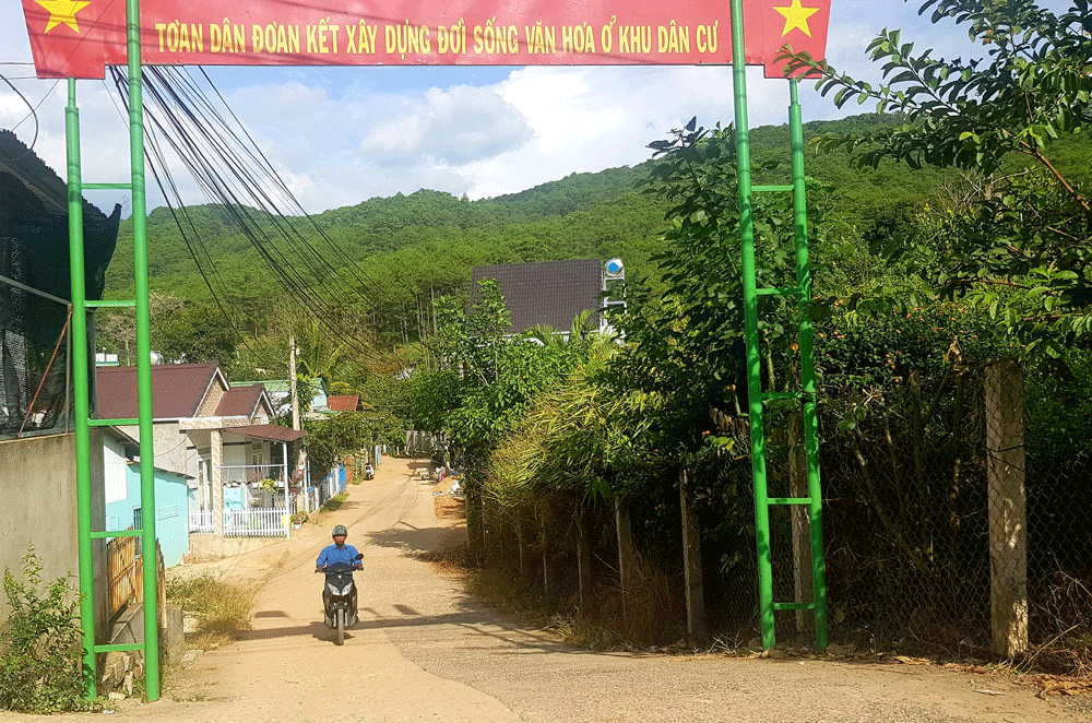 Tổ tự quản an ninh ở chân đèo Prenn