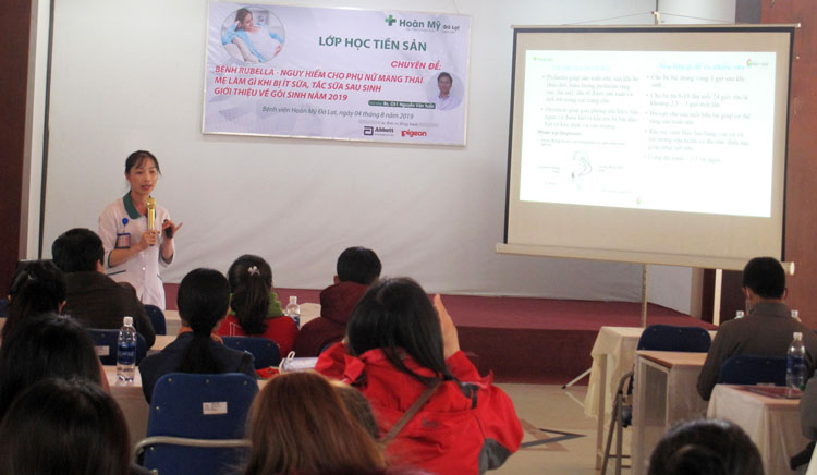 Lớp học tiền sản miễn phí tại Bệnh viện Hoàn Mỹ Đà Lạt
