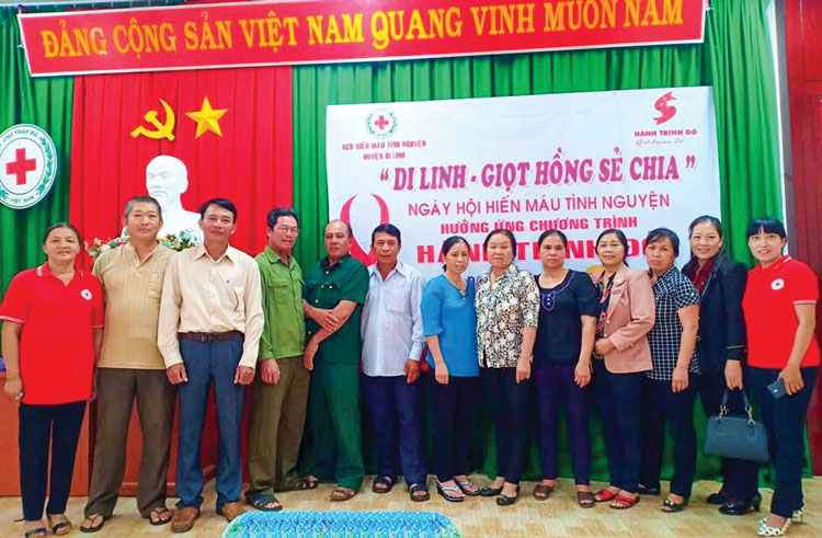 Tổ dân phố 2 - điểm sáng hiến máu tình nguyện