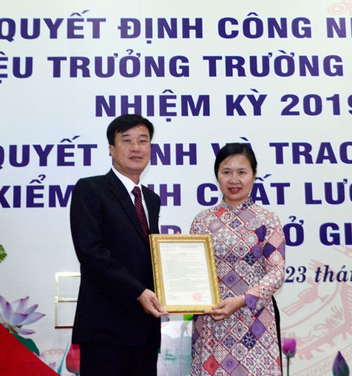 Trường Đại học Đà Lạt công bố quyết định công nhận chức vụ Hiệu trưởng và quyết định công nhận đạt chuẩn kiểm định chất lượng giáo dục
