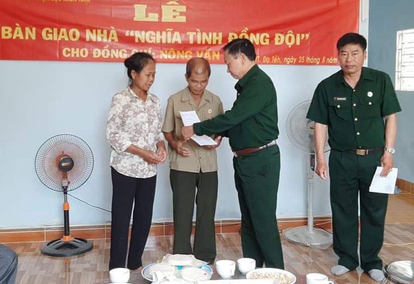 Trao Nhà nghĩa tình đồng đội, Nhà tình thương tại Đạ Tẻh
