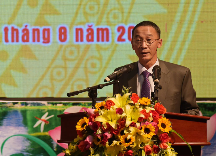 Trần Văn Hiệp – Uỷ viên Ban Thường vụ Tỉnh uỷ, Trưởng Ban Tuyên giáo Tỉnh uỷ phát biểu bế mạc