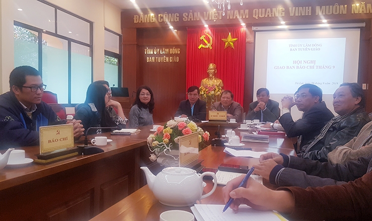 Giao ban báo chí tháng 9/2019