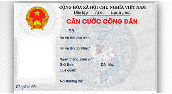 Ba trường hợp được miễn lệ phí cấp căn cước công dân