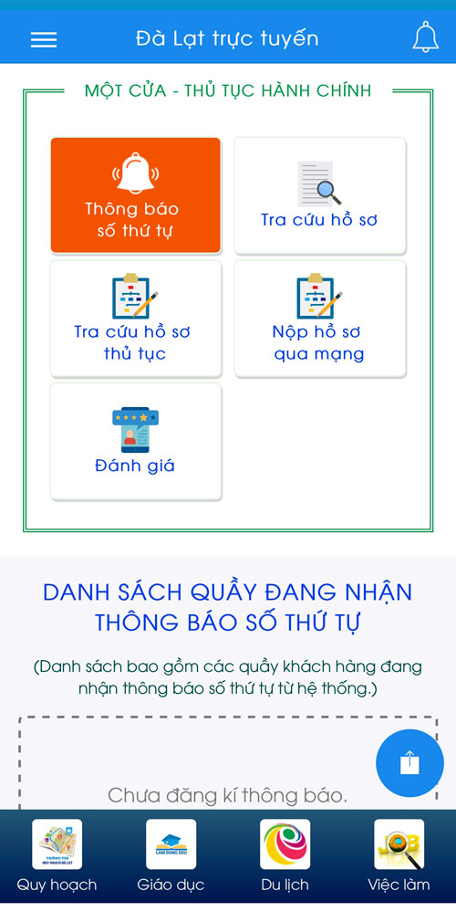 Ứng dụng Đà Lạt trực tuyến kết nối người dân và chính quyền một cách nhanh chóng, tiện lợi