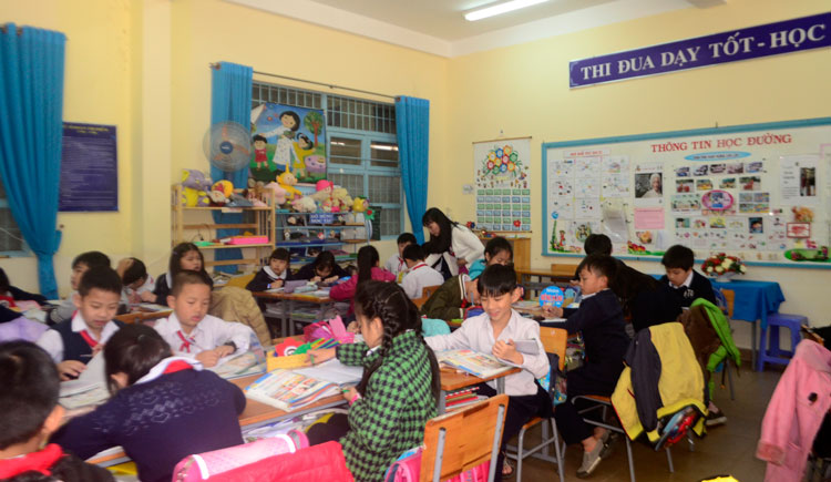 Đảm bảo điều kiện cơ sở vật chất là yếu tố quan trọng để triển khai thực hiện Chương trình GDPT mới ở cấp tiểu học từ năm học 2020 - 2021. Ảnh: T.Hương