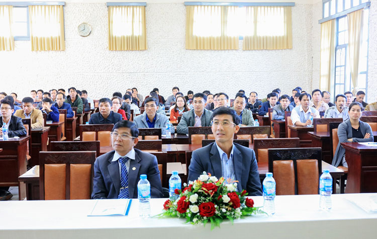 Toàn cảnh khai mạc hội nghị tập huấn nghiệp vụ Thanh tra nhân dân
