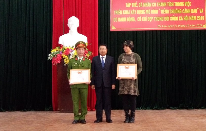 Đà Lạt: Khen thưởng tập thể, cá nhân xây dựng mô hình &quot;Tiếng chuông cảnh báo&quot; và có cử chỉ đẹp