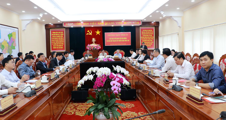 Toàn cảnh buổi làm việc