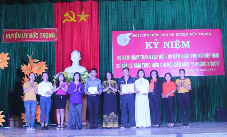 Hội Liên hiệp Phụ nữ huyện Đức Trọng tổ chức kỷ niệm 89 năm ngày thành lập Hội