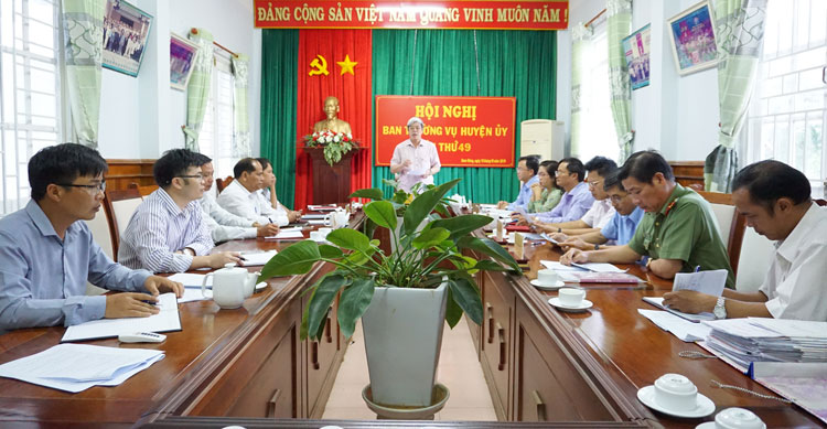 Ðam Rông tập trung chuẩn bị đại hội Ðảng bộ các cấp
