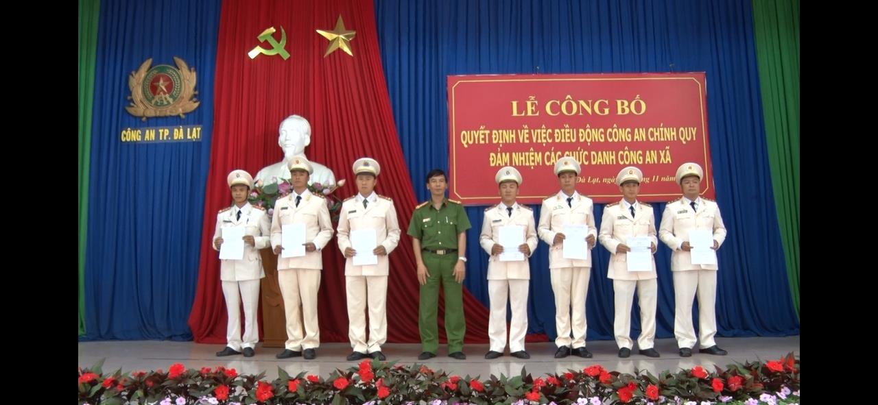 Đà Lạt: Tăng cường 11 công an chính quy về làm công an xã