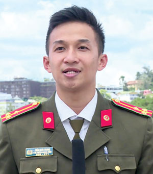 Trần Đức Trung - Ủy viên BTV Tỉnh Đoàn, Bí thư Đoàn Công an tỉnh