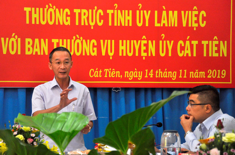 Cát Tiên cần tập trung cho nhiệm vụ tổ chức đại hội Đảng bộ