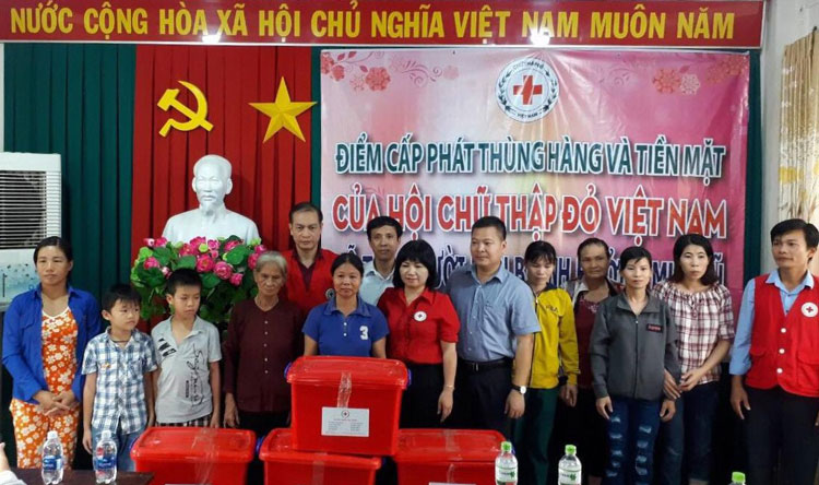 Thực hiện thành công Dự án "Cứu trợ khẩn cấp sau mưa lũ"