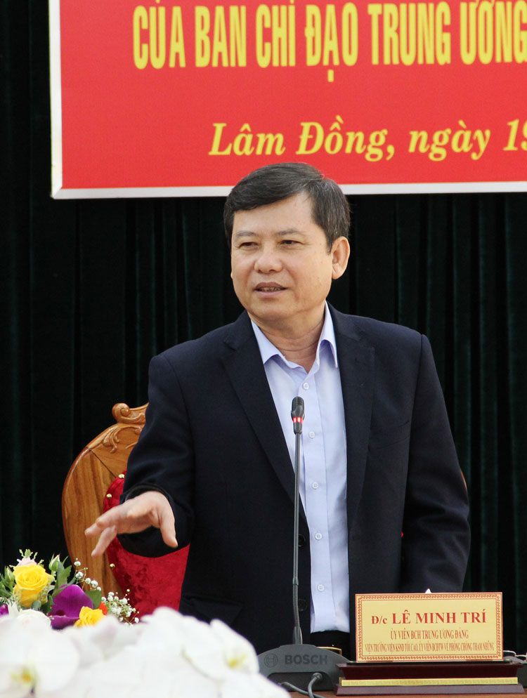 Công bố quyết định kiểm tra của Ban chỉ đạo Trung ương về phòng chống tham nhũng