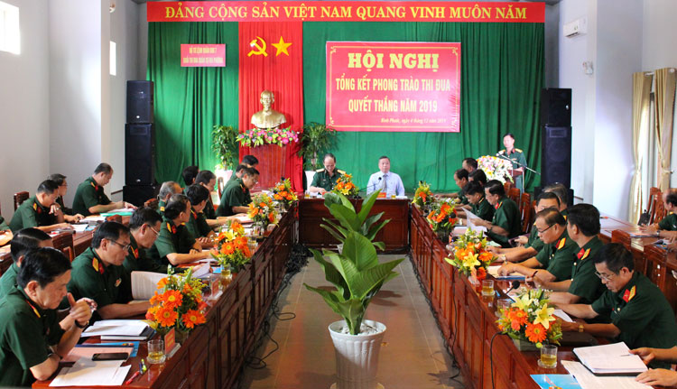 Khối thi đua tổng kết phong trào thi đua Quyết thắng địa bàn quân khu 7 năm 2019