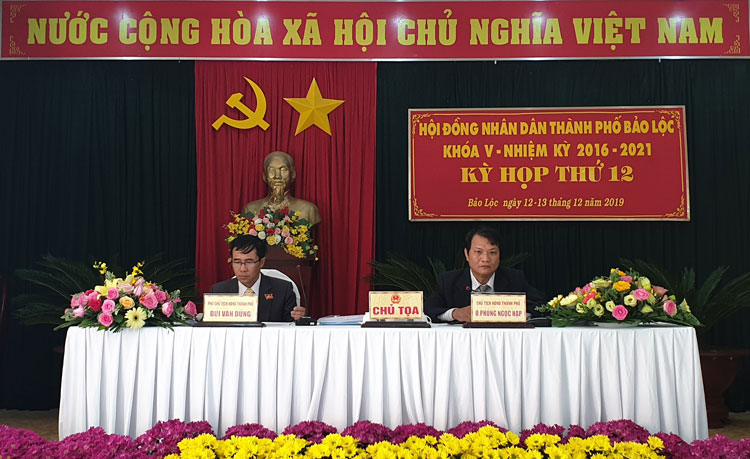 HĐND TP Bảo Lộc khóa V họp kỳ thường lệ cuối năm