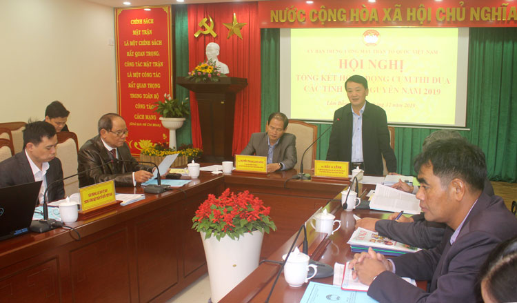 Tổng kết hoạt động cụm thi đua MTTQ các tỉnh Tây Nguyên