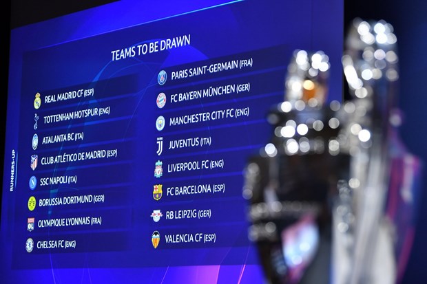 Chi tiết về các cặp đấu 'nảy lửa' tại vòng 1/8 Champions League