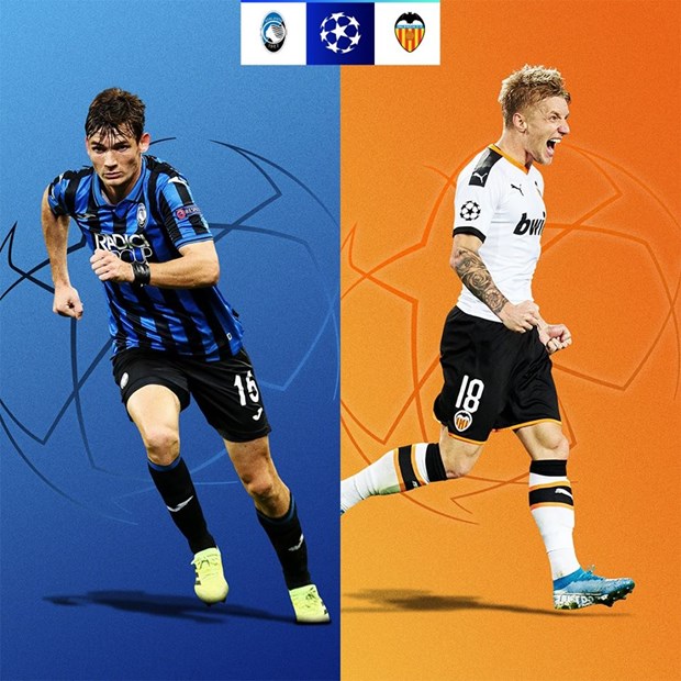 Atalanta - Valencia. Đây được coi là cặp đấu nhẹ ký nhất ở Champions League