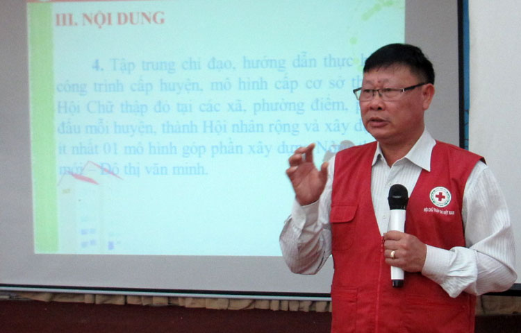 Tuyên truyền, nâng cao nhận thức cho tình nguyện viên Chữ thập đỏ về xây dựng nông thôn mới
