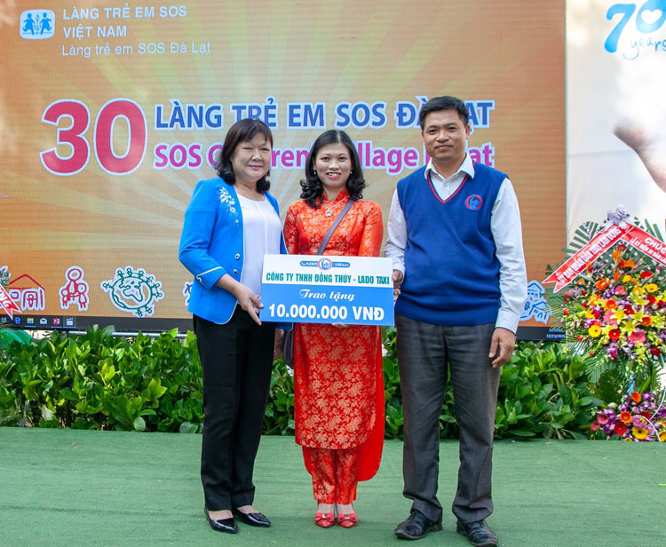 Vận động hơn 285 triệu đồng quyên góp cho Làng Trẻ em SOS Đà Lạt