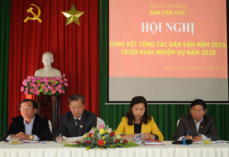 Công tác dân vận đạt kết quả khá toàn diện trong năm 2019
