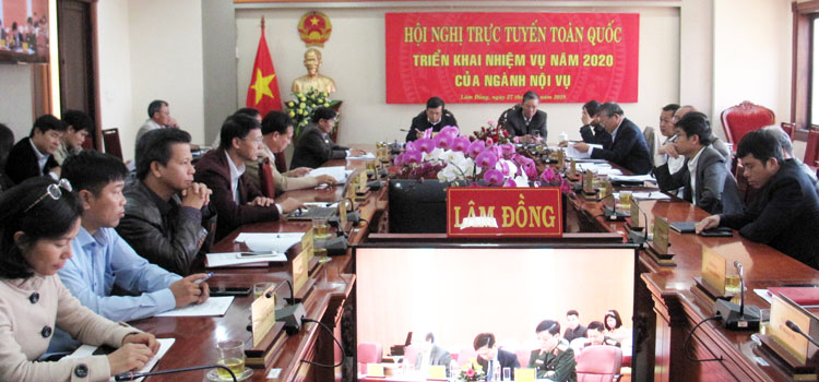 Trực tuyến toàn quốc triển khai nhiệm vụ của ngành Nội vụ năm 2020
