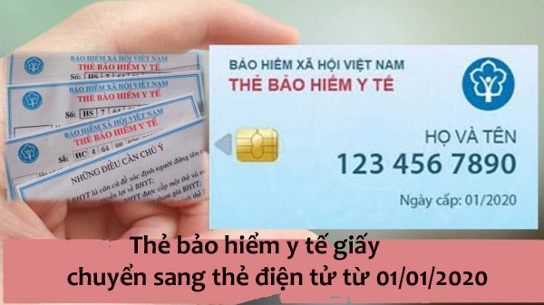 Mẫu thẻ bảo hiểm y tế điện tử