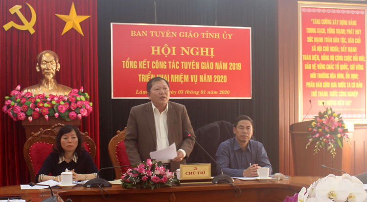 Tổng kết công tác tuyên giáo năm 2019 và triển khai nhiệm vụ năm 2020