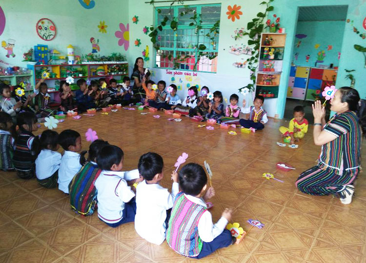 Các trường vùng DTTS được quan tâm đầu tư. Ảnh: V.Hùng