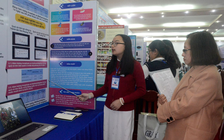 150 đề tài tham gia cuộc thi khoa học kỹ thuật cấp tỉnh