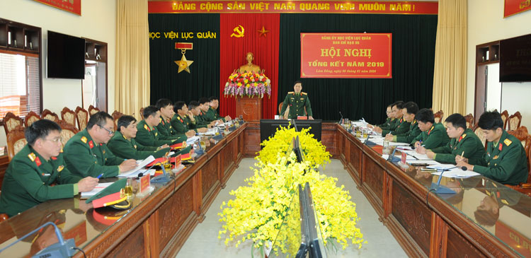 Học viện Lục quân tổng kết hoạt động đấu tranh trên không gian mạng