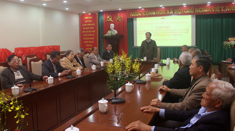 Gặp mặt nguyên cán bộ, lãnh đạo MTTQ qua các thời kỳ nhân dịp tết Canh Tý 2020