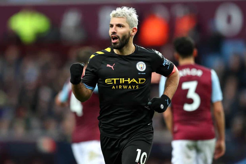 Aguero lập 2 kỷ lục, Man City chiếm ngôi nhì sau màn "vùi dập" Aston Villa