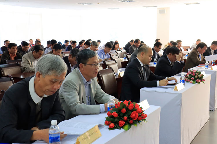 Quang cảnh Hội nghị triển khai công tác năm 2020 của ngành xây dựng tỉnh