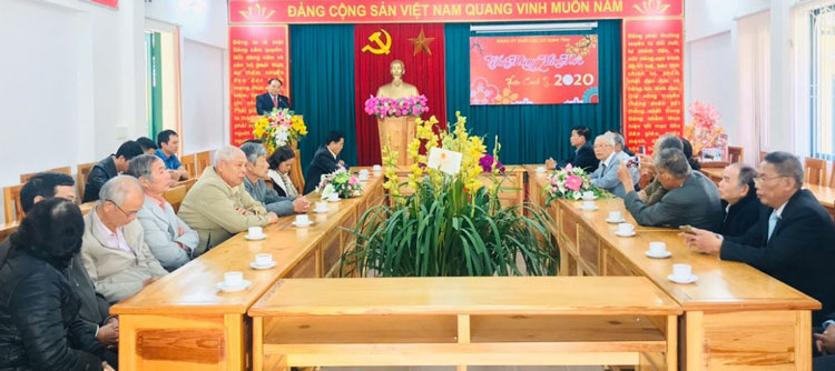 Gặp mặt cán bộ hưu trí nhân dịp Xuân Canh Tý 2020