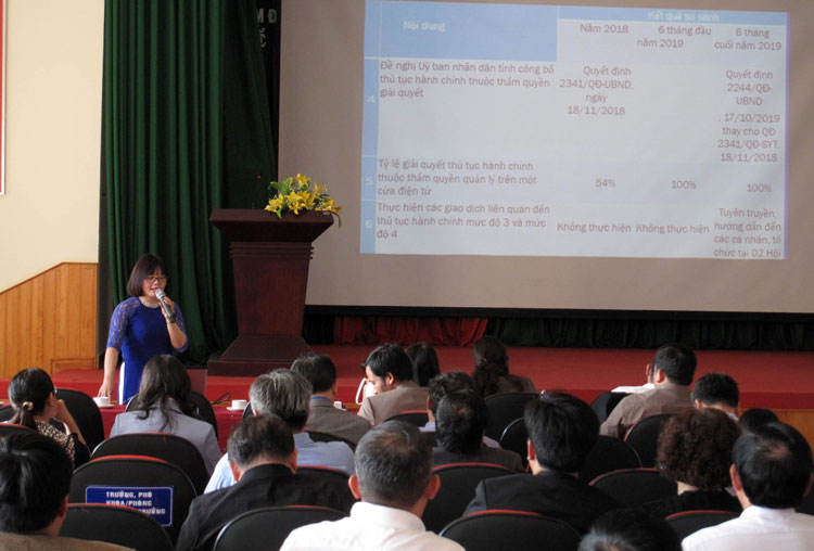 Ngành Y tế đột phá trong cải cách hành chính