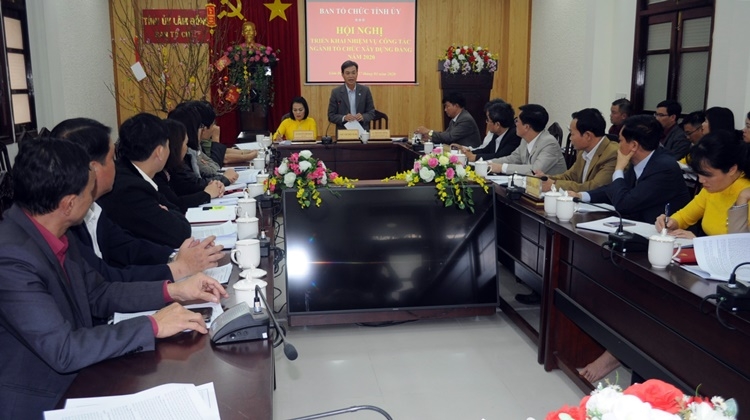 Triển khai nhiệm vụ công tác ngành tổ chức xây dựng Đảng năm 2020