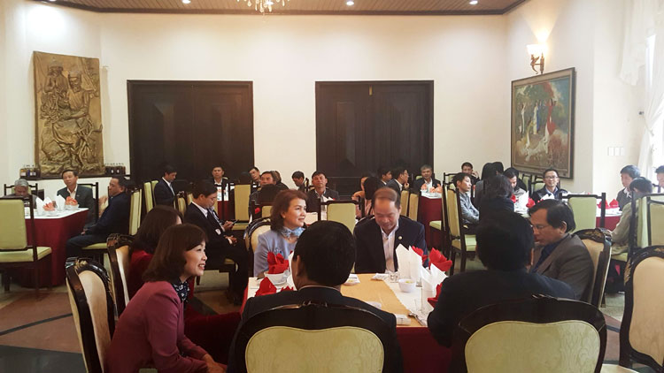 Quang cảnh buổi gặp mặt thân mật báo chí nhân dịp tết Canh Tý 2020 
