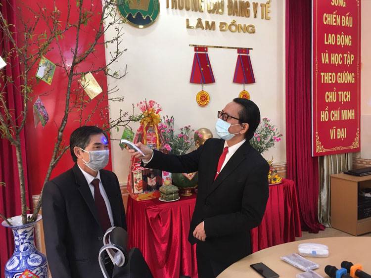Trường Cao đẳng Y tế Lâm Đồng thực hiện các biện pháp phòng chống lây nhiễm nCoV