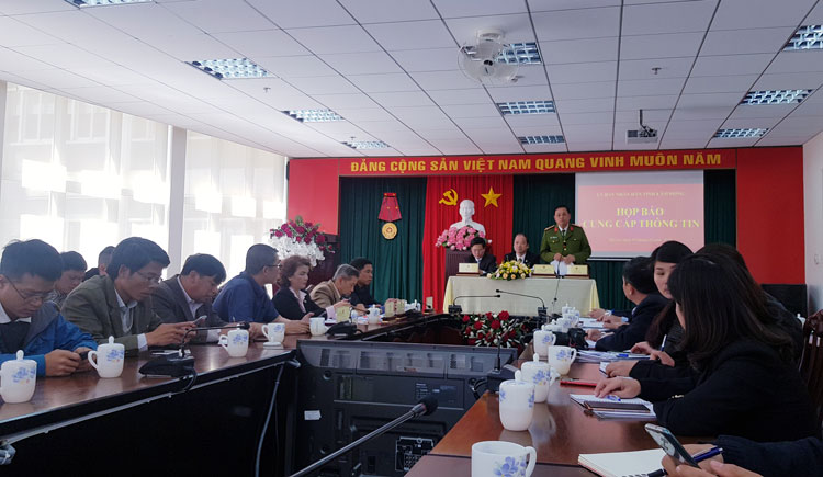 Họp báo cung cấp thông tin về an ninh trật tự, an toàn giao thông và phòng chống dịch cúm Corona