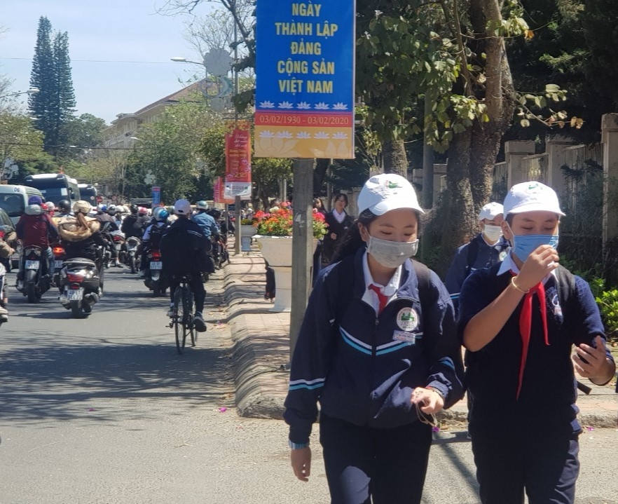 Đà Lạt: Chỉ đạo các trường học tổ chức phun hóa chất Cloramin B phòng chống dịch nCoV